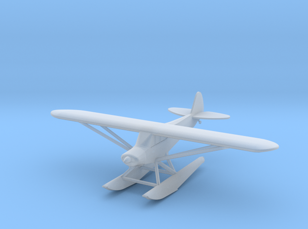 Piper PA18 Float Plane - 1:200scale in Smoothest Fine Detail Plastic
