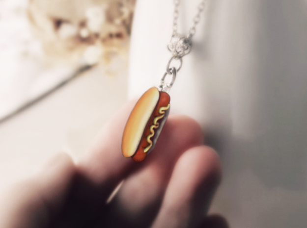 Hotdog Pendant in Full Color Sandstone