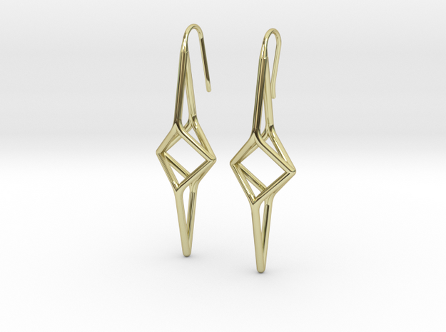 YOUNIVERSAL Y2 Earrings. Pure Elegance. in 18k Gold Plated Brass