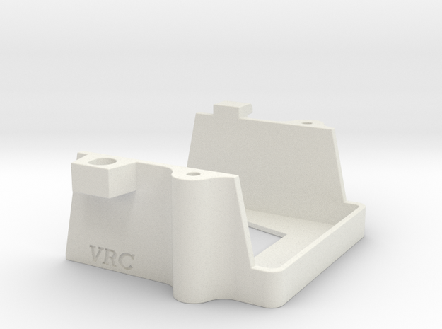 VRC Super Astute - G2 - Battery Holder (Front)  in White Natural Versatile Plastic