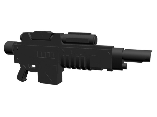Charged laser gun 28mm x40 in Tan Fine Detail Plastic