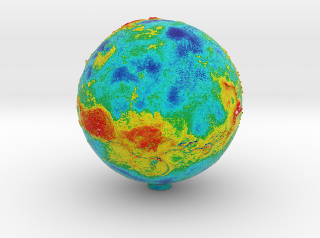 Topographic Venus in Full Color Sandstone