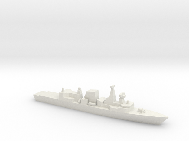 Halifax-class frigate, 1/2400 in White Natural Versatile Plastic