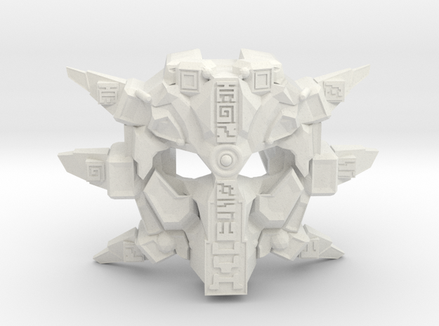 Custom Edition: Mask Of Ultimate Power - Gen Two - in White Natural Versatile Plastic