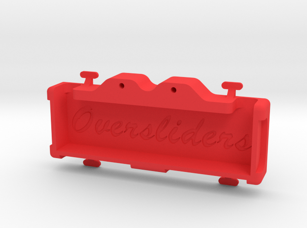 MST SHORTY REAR TRAY in Red Processed Versatile Plastic