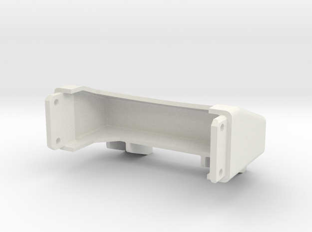 Tamiya Semi Truck Tapered Frame End - Type A in White Natural Versatile Plastic