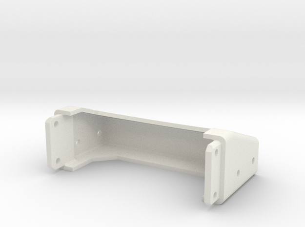 Tamiya Semi Truck Tapered Frame End - Type D in White Natural Versatile Plastic