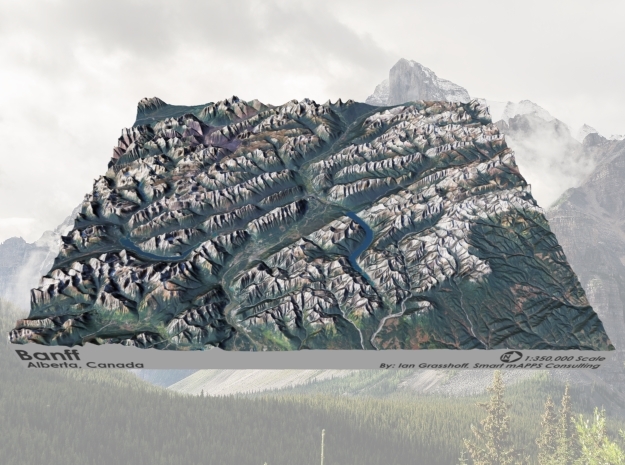 Banff Region, Alberta Canada: 8"x10" in Full Color Sandstone