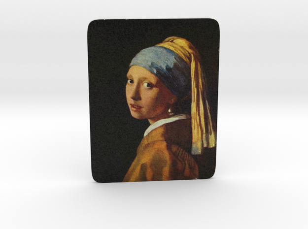 Girl with a Pearl Earring in Full Color Sandstone