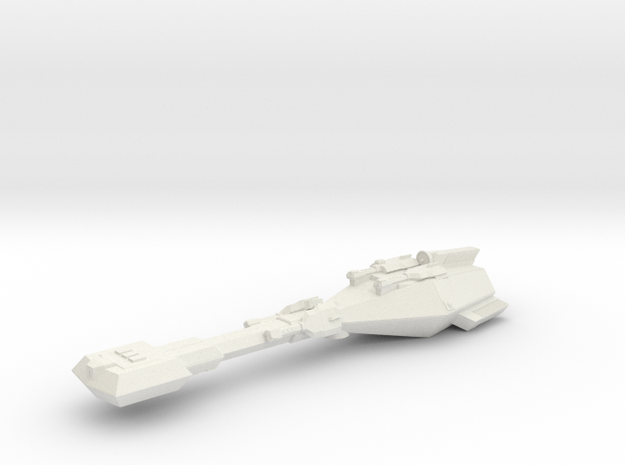 3125 Scale Trobrin Refitted Gunboat Tender (PFT+)  in White Natural Versatile Plastic