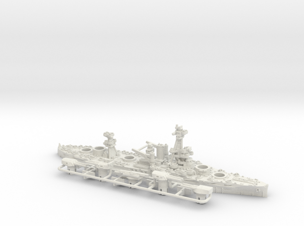 US BB34 New York [1942] in White Natural Versatile Plastic: 1:1800