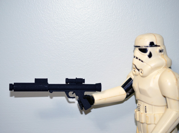 PRHI Star Wars Kenner Stormtrooper 12" Blaster 2 in Black Natural Versatile Plastic