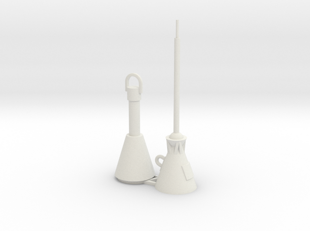 Spierentonne / Buoy 1:50/40/32/25/20 in White Natural Versatile Plastic: 1:50