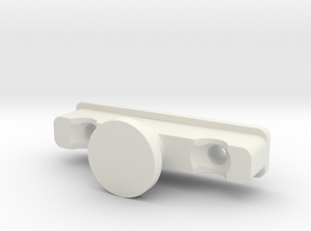 Replacement Part for Ikea KVARTAL slider(male) in White Natural Versatile Plastic