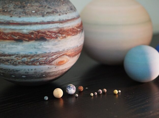Solar System, 16 set in Full Color Sandstone