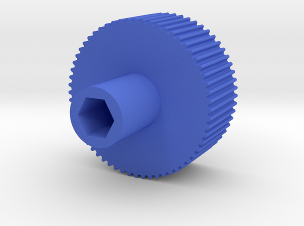 3-16 finger nut driver in Blue Processed Versatile Plastic