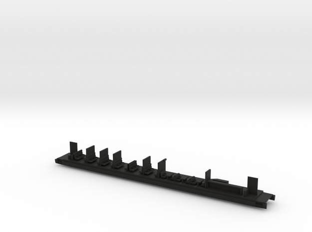 Inneneinrichtung Buffetwagen Transalpin Scale N in Black Natural Versatile Plastic