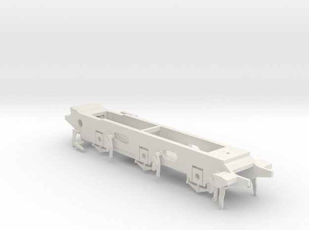 LB&SCR E2 - 9.5mm - Gauge 1 - 42mm BtoB - Chassis in White Natural Versatile Plastic