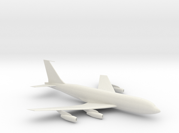 Airplane in White Natural Versatile Plastic