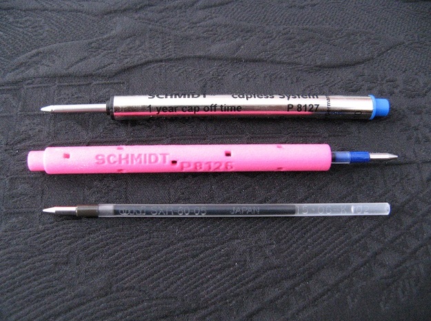Adapter: Schmidt P8126 To Uni SXR-80 in Pink Processed Versatile Plastic