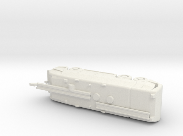Oshkosh Striker 6x6 with Snozzle arm in White Natural Versatile Plastic: 1:160 - N