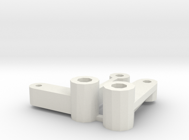 losi jrx2 and jrxT servo saver and idler arm in White Natural Versatile Plastic