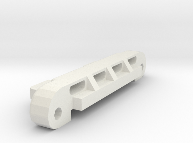 losi jrx pro rear pivot support in White Natural Versatile Plastic