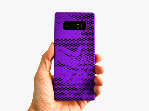 Samsung Galaxy Note 8 case_Stormtroopers in Purple Processed Versatile Plastic