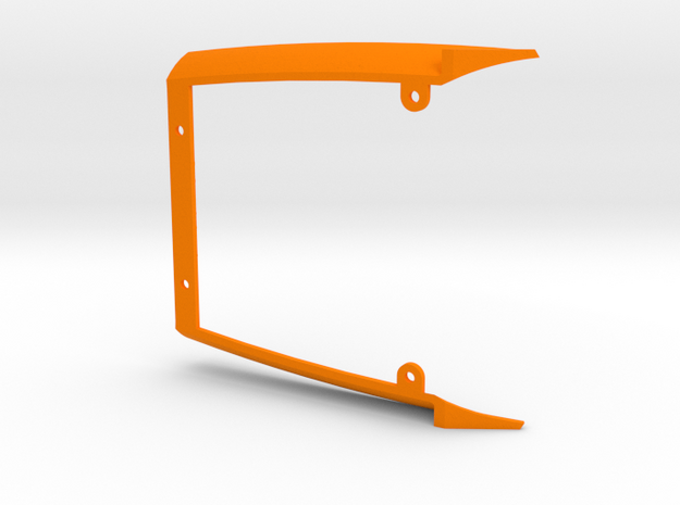 PSSX00402 air tunnel for Scalextric Opel Vectra DT in Orange Processed Versatile Plastic