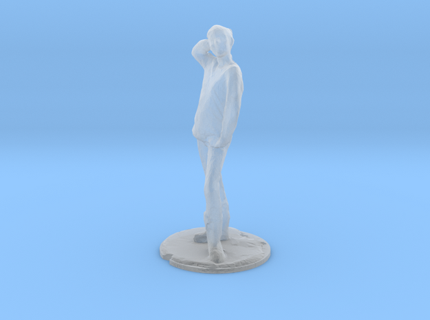 G scale standing woman 2 in Tan Fine Detail Plastic