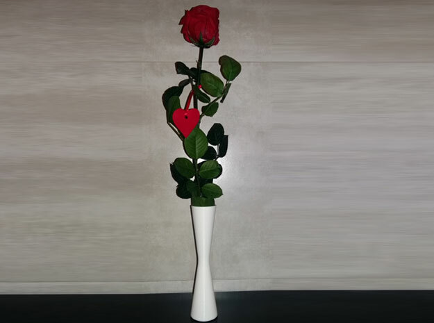 vase flower in Black Natural Versatile Plastic