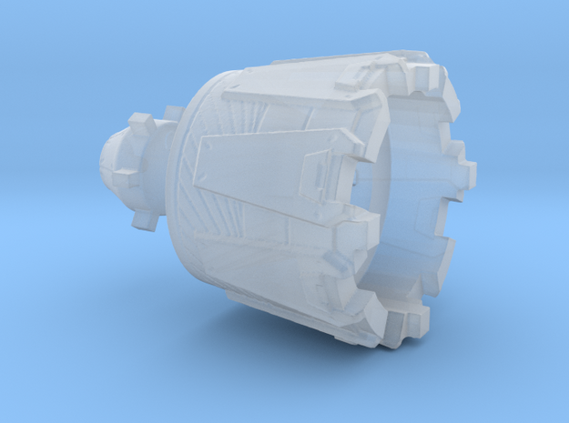 Warship Engine in Smooth Fine Detail Plastic