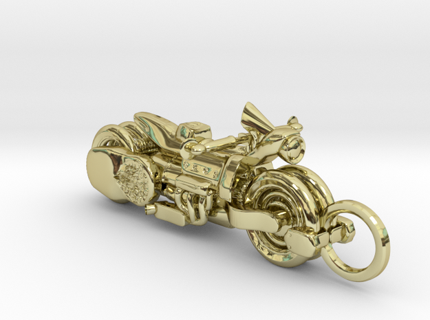 Cleome and Bike in 18k Gold