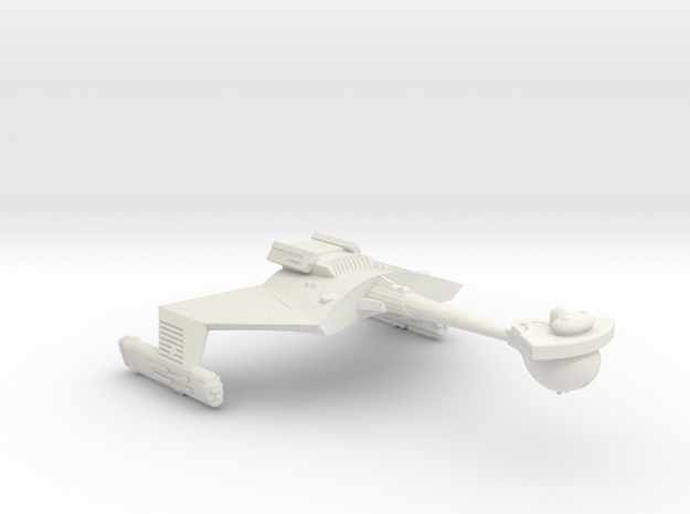3788 Scale Romulan KRC Command Cruiser (Smooth) WE in White Natural Versatile Plastic