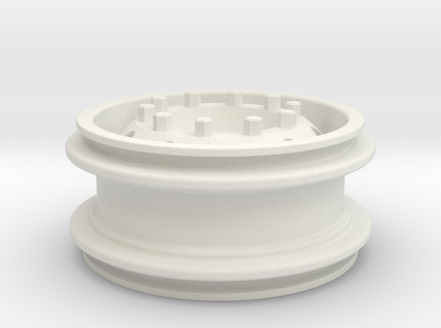 Felge Rim for 1:14 Tamiya / Lego Tire 62.4 x  in White Natural Versatile Plastic
