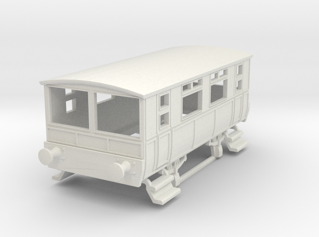 o-87-wcpr-drewry-sm-railcar-trailer-1 in White Natural Versatile Plastic