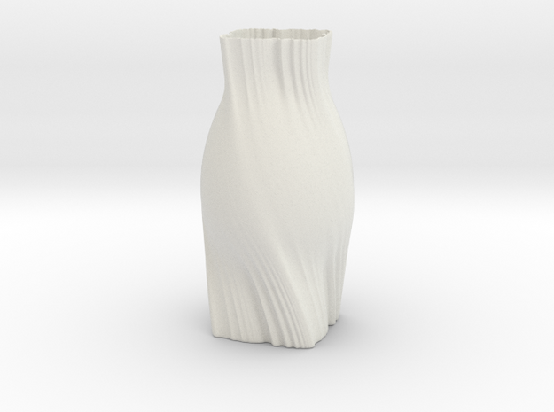 Vase WS1844 in White Natural Versatile Plastic