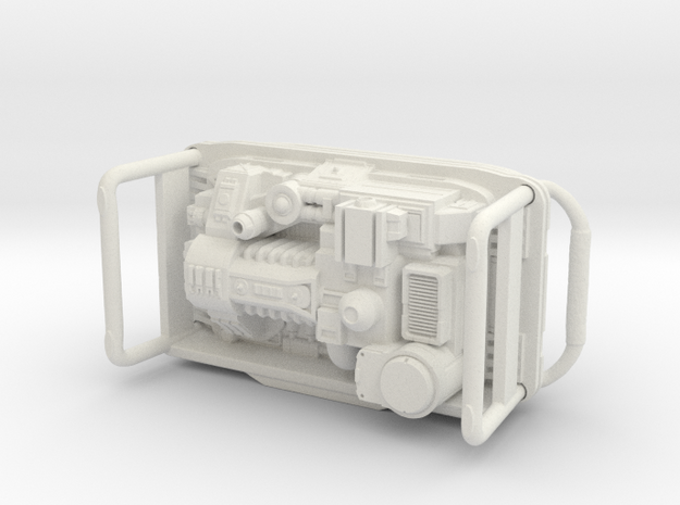 Portable Power Generator 1/24 scale in White Natural Versatile Plastic