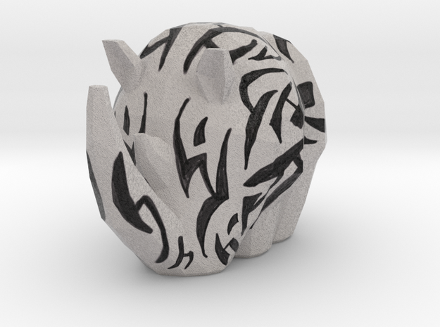 Textured Rhino in Full Color Sandstone: Small