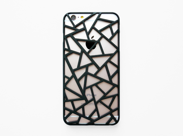 iPhone 6 plus / 6S plus Case_Triangles in Black Natural Versatile Plastic