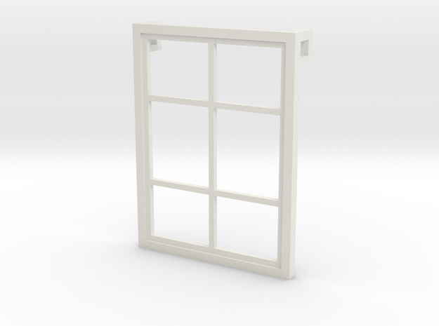 Window - Pendant in White Natural Versatile Plastic