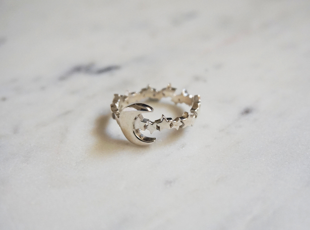 Celestial Ring in Polished Silver: 7 / 54