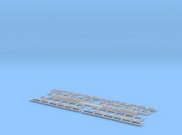 1:35 SU-122/85 Grills for Miniart in Smooth Fine Detail Plastic