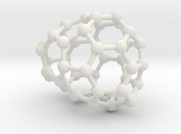 0644 Fullerene c44-16 c1 in White Natural Versatile Plastic