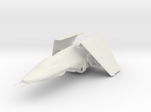Warbird Fighter in White Natural Versatile Plastic