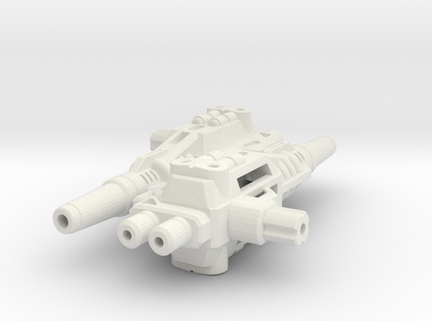 Fearsome Gust Twin Blasters in White Natural Versatile Plastic