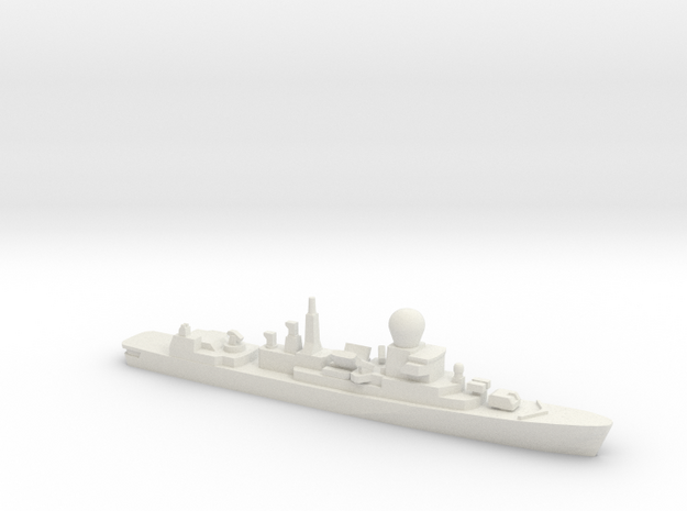 Tromp-class frigate, 1/1800 in White Natural Versatile Plastic