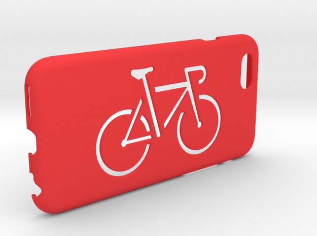 Iphone 6 case, Bicycle in Red Processed Versatile Plastic