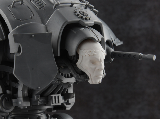Blood Guardian - Death Mask in Smooth Fine Detail Plastic