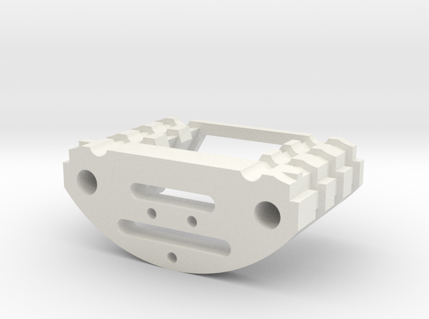 Chargeport holder greebles for arduino chassis in White Natural Versatile Plastic